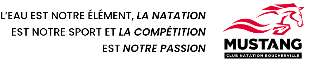 Logo Mustang - Club de Natation Boucherville